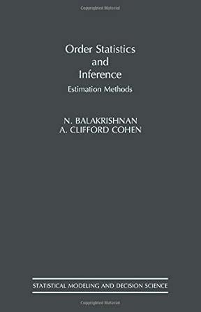 Buy Order, Statistics and Inference (Statistical Modeling and Decision ...