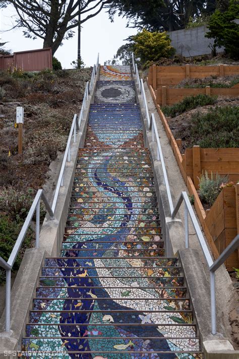 16th Avenue Tiled Steps - San Francisco Stairways