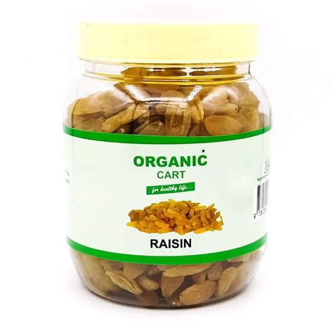 Organic Cart Natural Premium Raisin 300 Grams : Amazon.in: Grocery ...