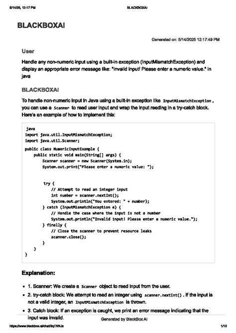 Java Exception Handling: InputMismatchException & Super Keyword ...