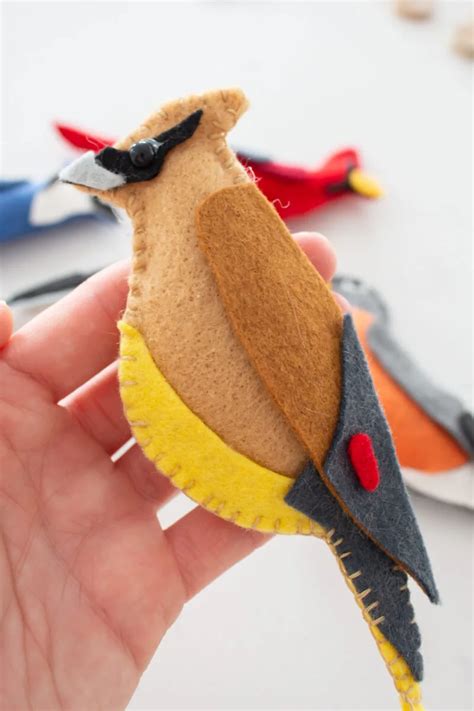 Felt Fabric Bird Tutorial 的图像结果