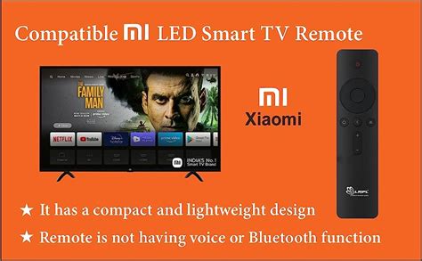 Buy LRIPL Remote Control for Mi Smart LED TV 4A / 4C / 4X | Xiaomi ...