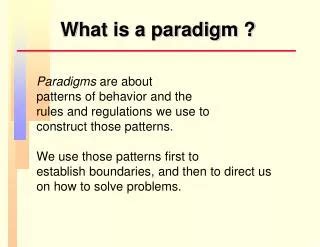 Image result for paradigm