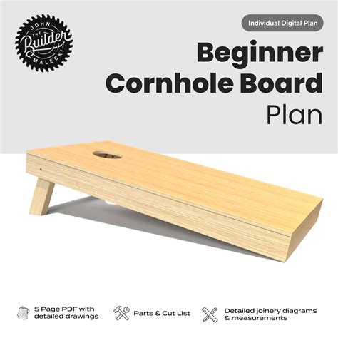 DIY Cornhole Board Plan - John Malecki - Woodworking, DIY Builds ...