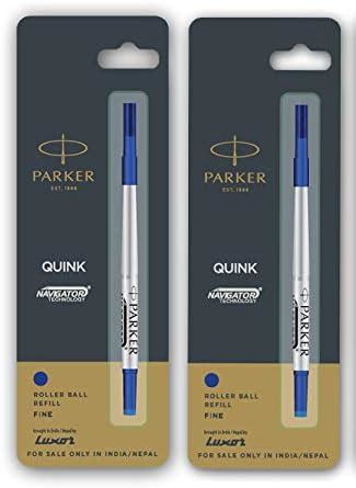 Parker Quink Navigator Blue Combo Refill : Amazon.in: Office Products