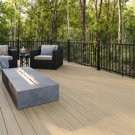 Deckorators Rapid Rail 6-ft x 36-in Textured Black Aluminum Deck Rail ...