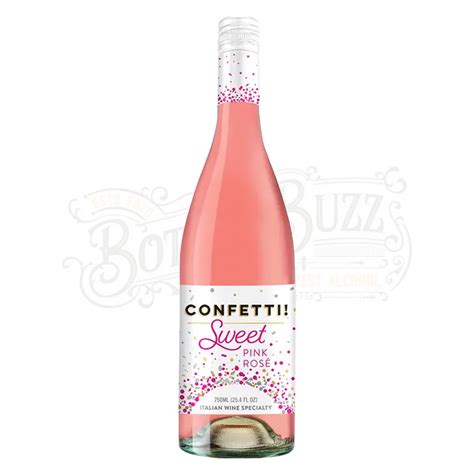 CONFETTI! Sweet Pink Rose – BottleBuzz