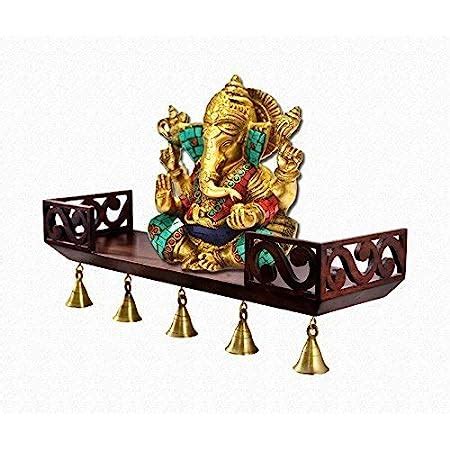 WOOD KARTINDIA Mdf Home Temple (45.7 x 15.2 x 8 cm, Brown) : Amazon.in ...