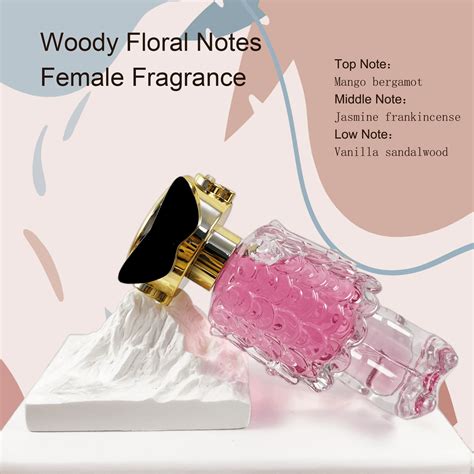 80ML 2.7FL.OZ Woody Floral Note Women Perfume,Lemon Mango Frankincense Smell Pafume,Suitable For ...