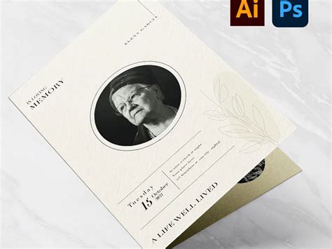 Image result for How to Make a Funeral Program