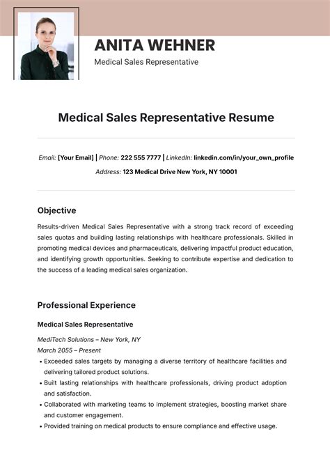 Medical Sales Representative Vacancy