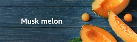 Fresh Musk Melon Striped, 1pc (500-900g) : Amazon.in: Grocery & Gourmet ...