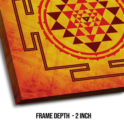 Elevate Your Space: Sri Yantra Wall Art Canvas Paintings for Home decor ...