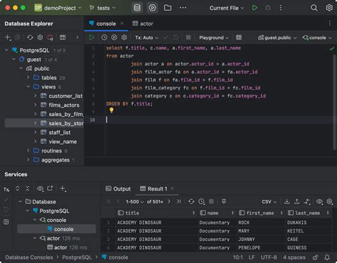 How to Use Datagrip 的图像结果