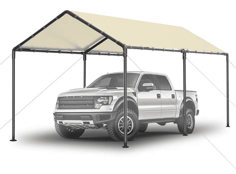 Grezjxc 10x20 ft Metal Carport Car Canopy Portable India | Ubuy