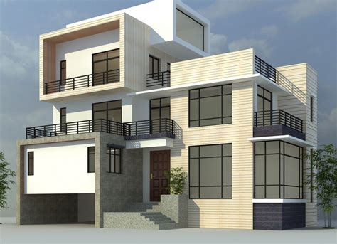 三层欧式新农村住宅自建房设计图及效果图，三层别墅设计图，AZ248