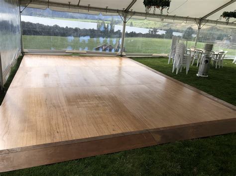 Wooden Dance Floor - Wanaka Marquee & Party Hire