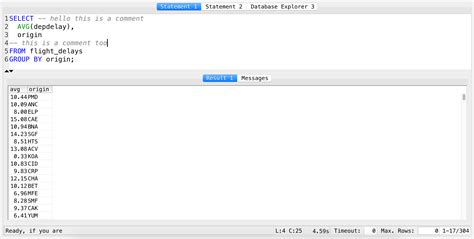 Image result for SQL Comments Example