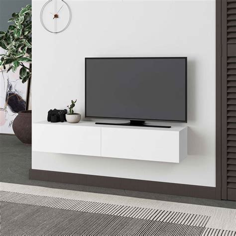 Skye Decor Francy 135 White TV-Ständer 135 x 31,7 x 25 cm ...