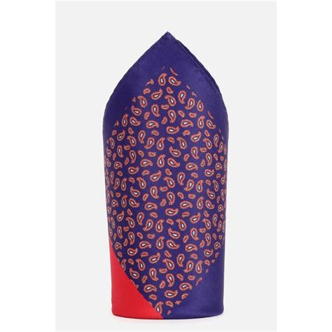 Buy Allen Solly Mens Blue Party Pocket Square Online