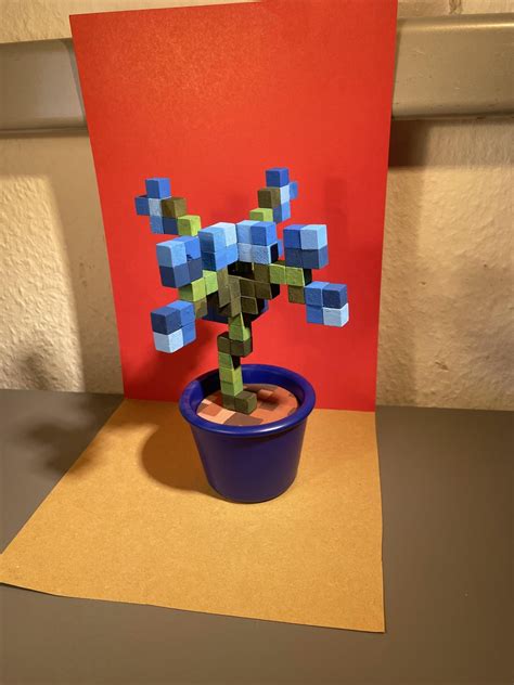 Blue Orchid diy : r/Minecraft