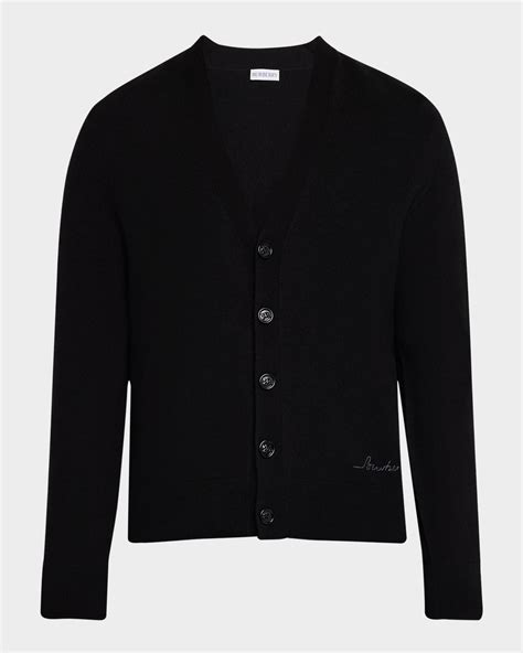 Burberry Men's Cashmere Cardigan Sweater | Neiman Marcus