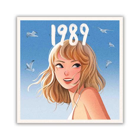 1989 Seagull Sky Portrait – Taylor Swift Sticker – STICKYFUNK PREMIUM ...