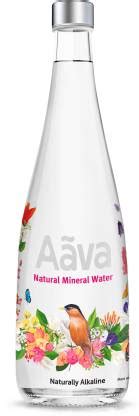 Aava Alkaline Natural Mineral Water | Glass Bottles Mineral Water Price ...