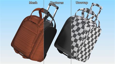 3D Black Softshell Rolling Luggage | 3D Molier International