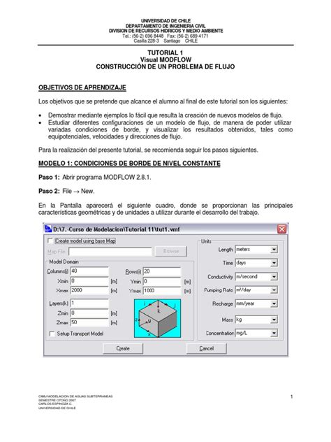 Basic Tutorial MODFLOW 的图像结果