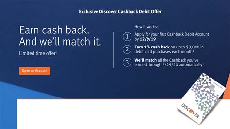 Discover Cashback Checking 银行账户【双倍返现 2019.12.09 截止】 | 美国信用卡情报站