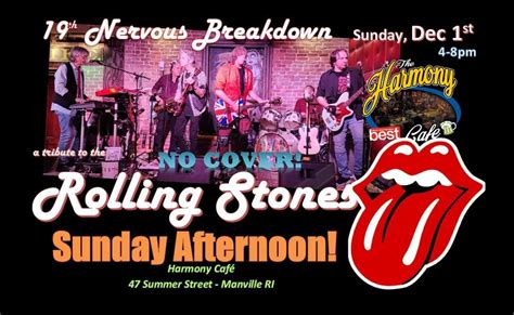 Rolling Stones tribute, 19th Nervous Breakdown, w/ "American Who" at ...