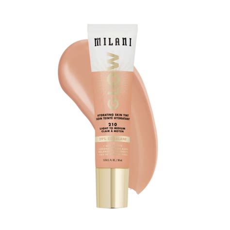 Milani Glow Hydrating Skin Tint 210 Light to Medium | lyko.com