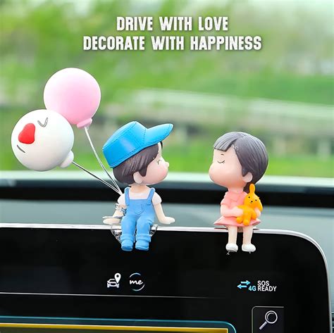 Car Dashboard Combo | Tom & Jerry and Cute Doll with Cute Couple Figur ...