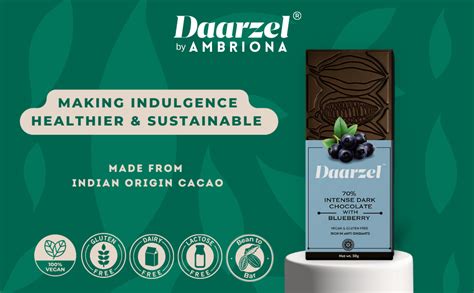 Ambriona - Daarzel Sugarfree Chocolate Combo Pack (Pack of 3) | 70% ...