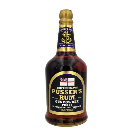 Pusser´s British Navy Rum Black Label Gunpowder Proof Rum Depot kaufen
