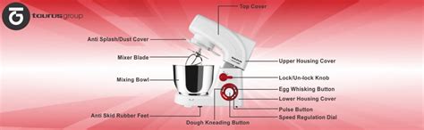 Buy Taurus Mixing Chef 1200-Watt Mixing Chef Kneading Machine (White ...