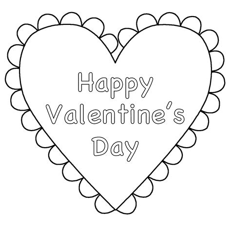 Valentine Heart Coloring Pages - Best Coloring Pages For Kids
