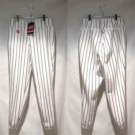 Stripe Tapered Baseball Pants Asics, Made in Japan old new, used 【 日本製 ...