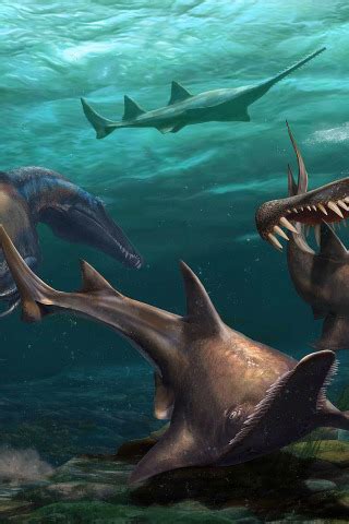 Download wallpaper Underwater world, Hunting, Dinosaurs, Spinosaurus ...