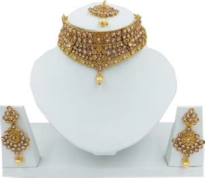 RD IMMITATION Alloy Gold-plated Gold Jewellery Set Price in India - Buy ...