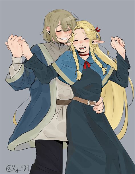 marcille donato and falin touden (dungeon meshi) drawn by xy_424 | Danbooru