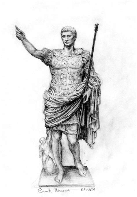 Octavian Augustus Drawing 的图像结果