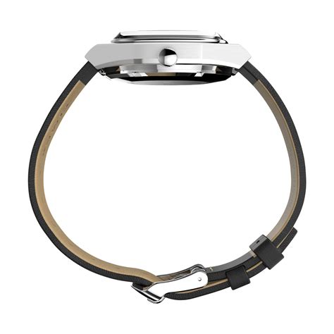 Q Timex Black Rectangle Dial Mechanical Automatic Men's Watch - TW2Y07