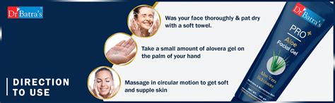 Buy Dr Batra's Pro+ Aloe Facial Gel 100G (Pack Of 2) Online at Low ...