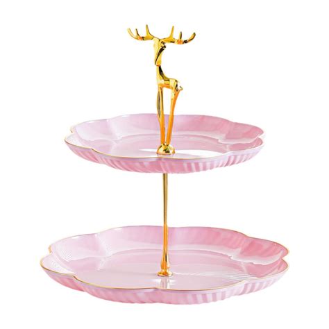 ⚡️Buy 2 Tier Cupcake Stand Food Serving Platter Stand for Party Baby ...