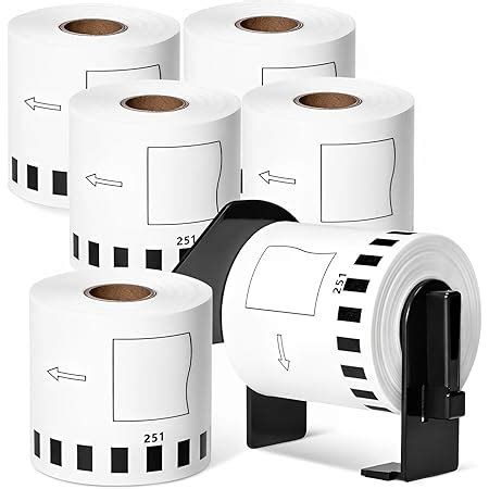 MarkDomain Compatible Label Roll Replacement for Brother DK-2251 ...