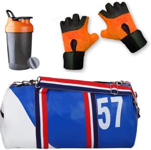HMFURRYS FINEST Sports & Gym Bag Combo with Weight Lifting Gym Gloves ...