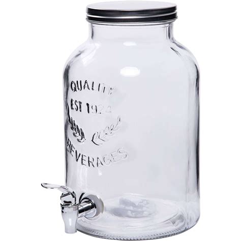 Mason Jar Glass Drink Dispenser (2 Gallon) Rental - Taylor Rental Party ...