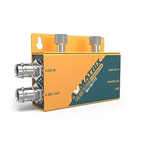 Buy AVMATRIX Mini SC1112 Pocket-Size 3G-SDI to HDMI Broadcast Converter ...